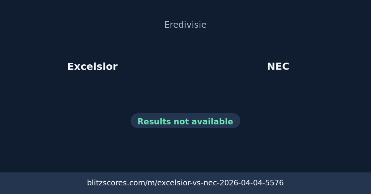 Excelsior vs NEC score card