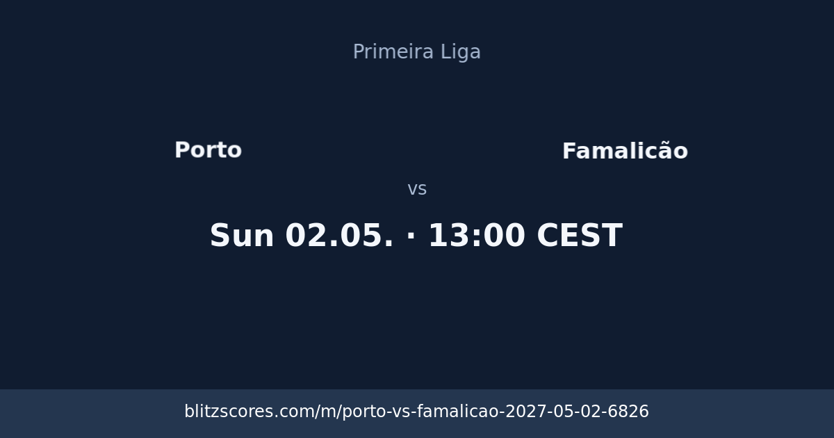 Porto vs Famalicão score card