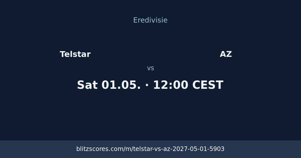 Telstar vs AZ score card